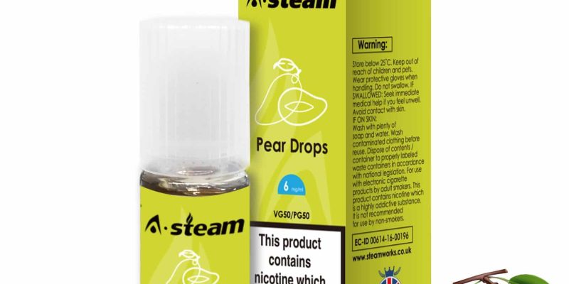 A Steam 50vg 10ml E Liquid – £0.60