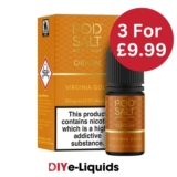 Origin Pod Salt 3x 10ml Nic Salts bottles – £9.99
