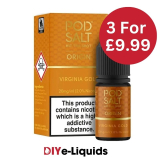 Origin Pod Salt 3x 10ml Nic Salts bottles – £9.99