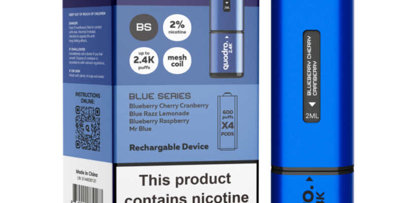 Quadro 2.4K Device Blue Series 20mg £8.00