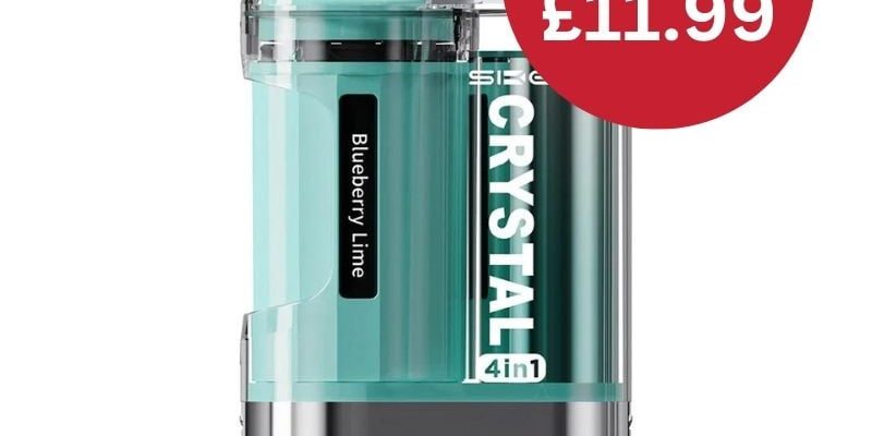 SKE Crystal 4IN1 Pod Kit 2400 Puffs – £11.99