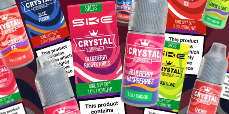 SKE Crystal Nicotine Salts 10ml E Liquids – £1.00