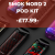 SMOK Nord 2 Pod Starter Kit – £17.99