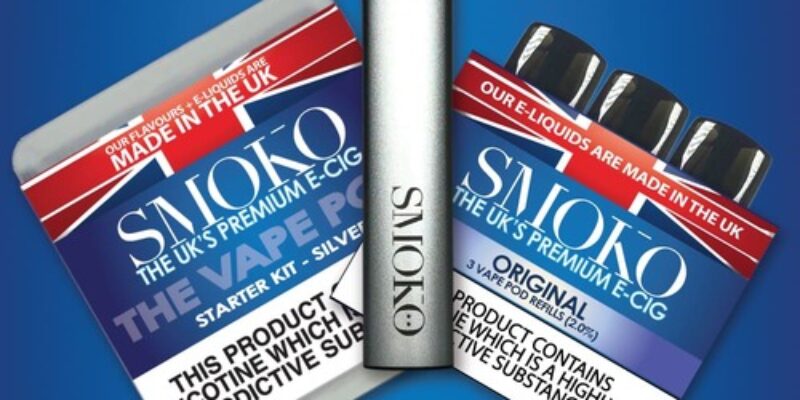 SMOKO VAPE POD Starter Kit + 1 Pack of VAPE POD Refills – £10.99