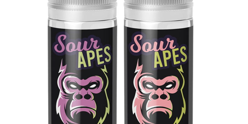 Sour Apes 100ml E-Liquid Short Fill – £3.95