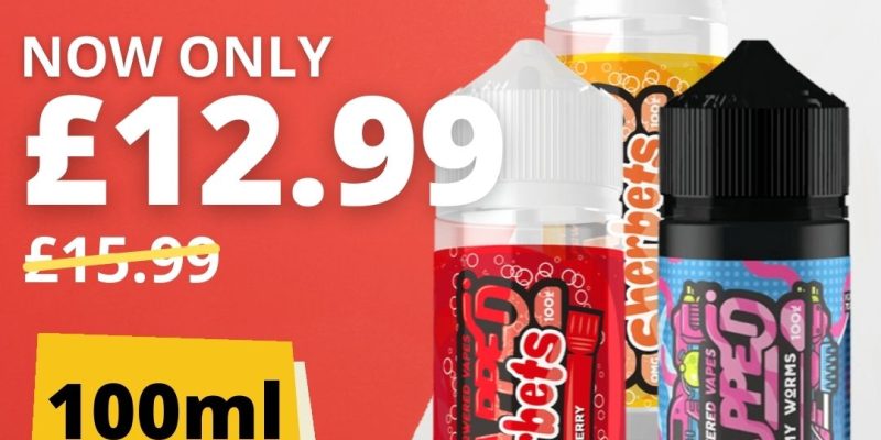 Strapped 100ml Shortfill E Liquid – £12.99