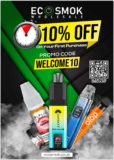 10% OFF Your First Purchase at EcoSmok – Use Code WELCOME10