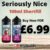 Seriously Nice 100ml Shortfill E Liquid – £6.99