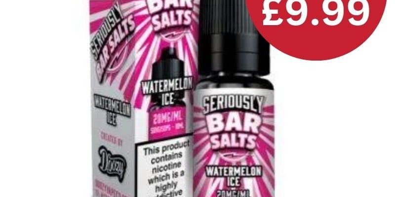 Seriously Bar Salts 3 x 10ml Nic Salts – £9.99