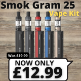 SMOK Gram 25 Vape Kit £12.99