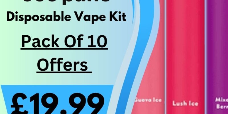 Solo Plus 600 Puffs 10 Pack Disposable Vape Device -£19.99