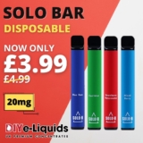 Solo Bar Disposable Vape  – £3.99
