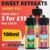 Sweet Retreats 3 x 100ml Shortfill E Liquids – £15.00