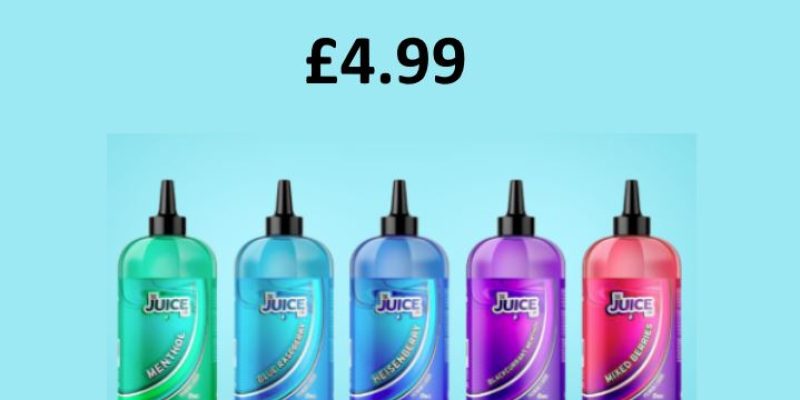 The Juice Lab 1000mls E Liquid – £4.50