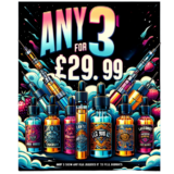 Ruthless 100ml Vape Liquid 3 Bottles – £29.99