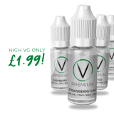 V Premium High VG 10ml Liquids – £1.99