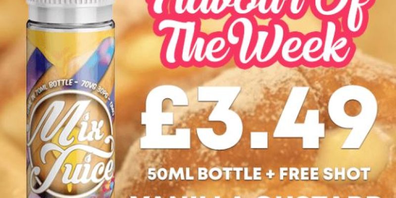 Vanilla Custard Donut 50ml short fill – £3.49