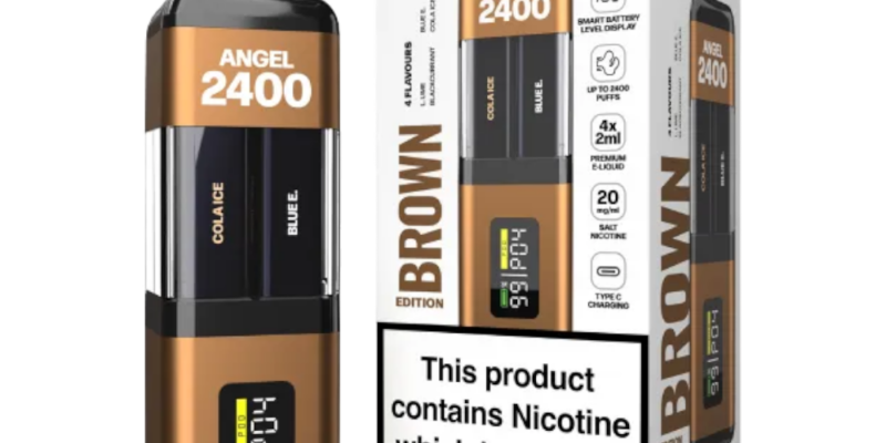 Vapes Bars Angel 2400 Brown Edition £10.40