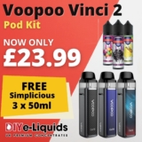 VooPoo Vinci 2 Pod Kit – £23.99