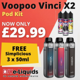 VooPoo Vinci X 2 Bundle Pod Kit – £29.99