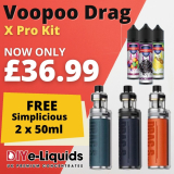 VooPoo Drag X Pro Bundle Kit – £36.99