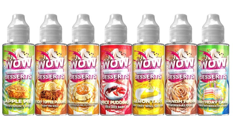 Wow That’s What I Call Desserts E-Liquid 4x 100ml – £20.00