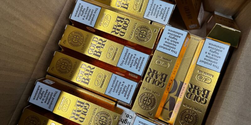 Gold Bars 600 Puffs Disposable Vape – 5 for £10.00