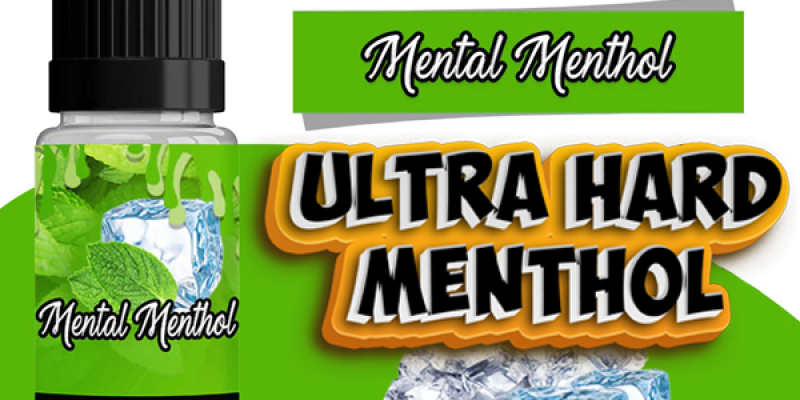 QuitterZ High PG 10ml E Liquid Mental Menthol – £1.99