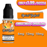QuitterZ Apricot Yoghurt High PG 10ml E Liquid – £1.99