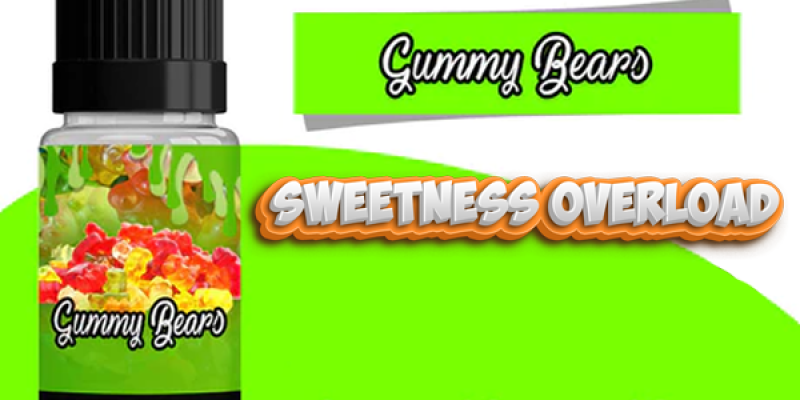 QuitterZ Gummy Bears High PG 10ml E Liquid – £1.99