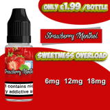 QuitterZ Strawberry Menthol 10ml E Liquid – £1.99