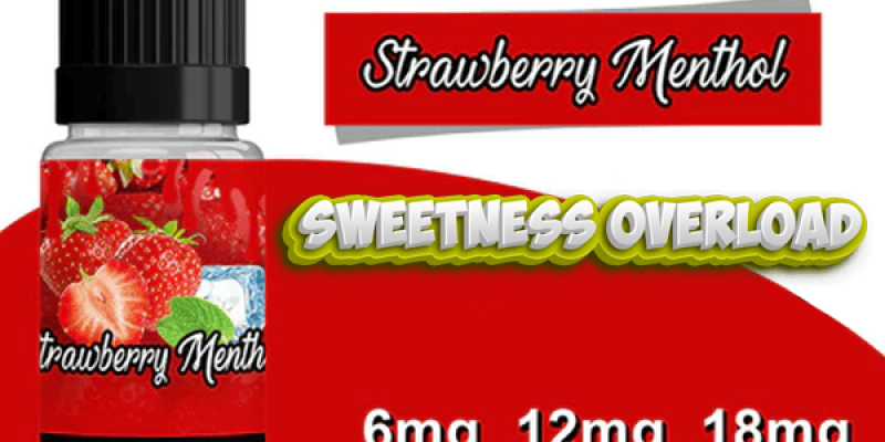 QuitterZ Strawberry Menthol 10ml E Liquid – £1.99
