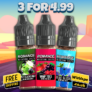 Romance Premium E Liquid Salts 3x 10ml – £4.99