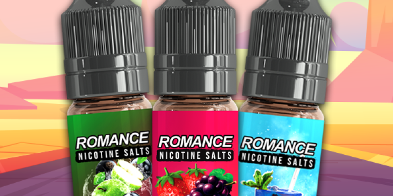Romance Premium E Liquid Salts 3x 10ml – £4.99