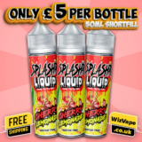 Splashr Cherry Lemonade 50ml E Liquid Shortfill – £5.00