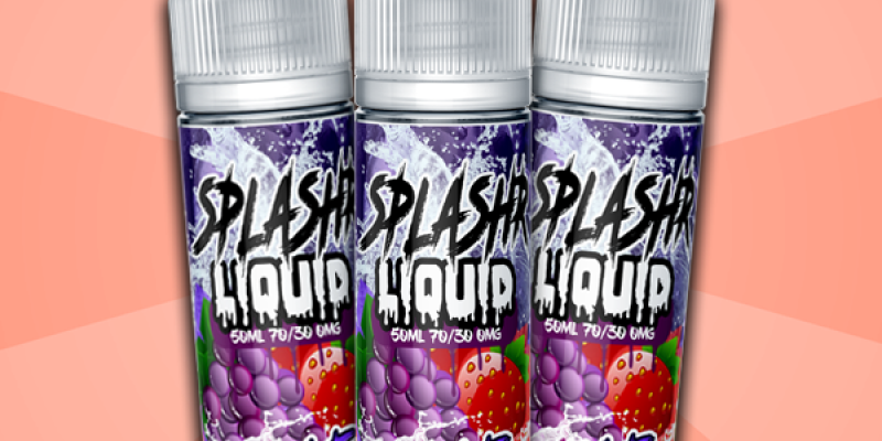 Splashr Grape Strawberry 50ml E Liquid Shortfill – £5.00