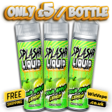 Splashr Sour Apple Lemon 50ml E Liquid Shortfill – £5.00