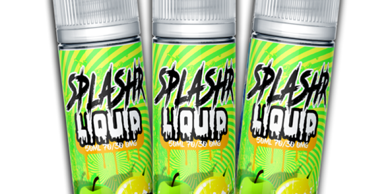 Splashr Sour Apple Lemon 50ml E Liquid Shortfill – £5.00