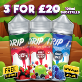 Drip It 3x 100ml E Liquid Shortfill – £20.00