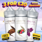 Ignite 3x 100ml E Liquid Shortfill – £20.00
