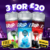 Drip It 3x 100ml E Liquid Shortfill – £20.00