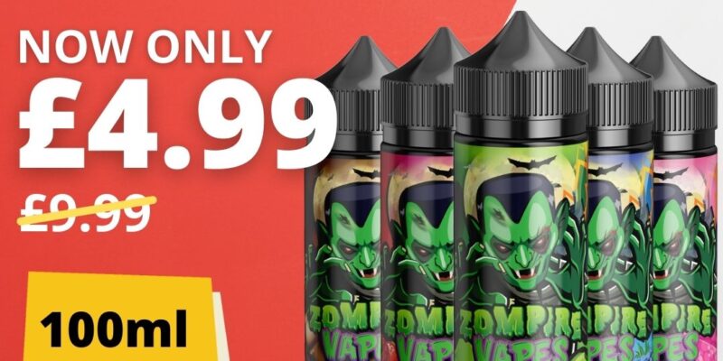 Zompire Vape 100ml Short Fill E Liquid – £4.99