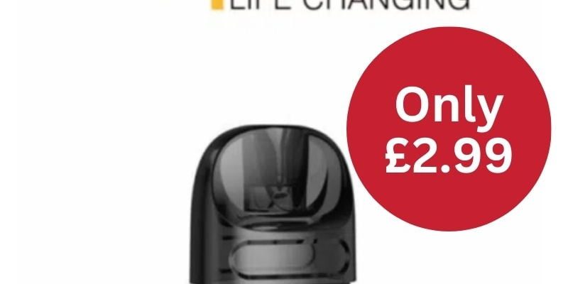 Aspire Flexus Q Replacement Pods 2ml – £2.99