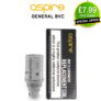 Aspire General BVC Replacement Vape Coils – £7.99
