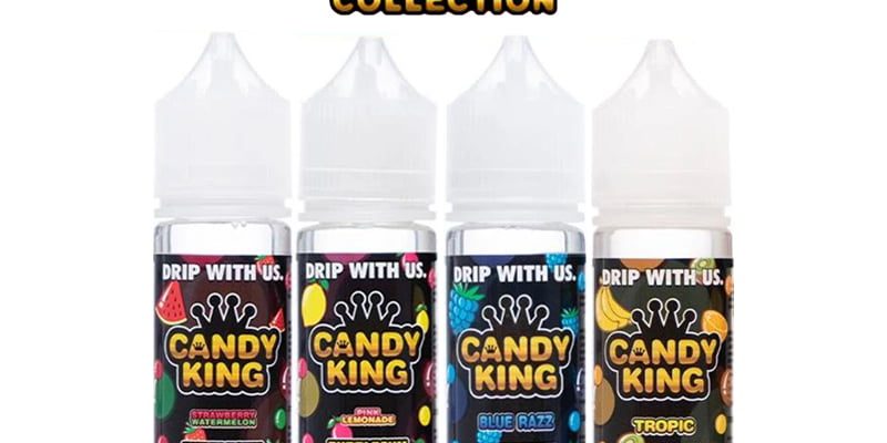 Candy King Bubblegum 2x 50ml E-Liquid Shortfills – £9.99