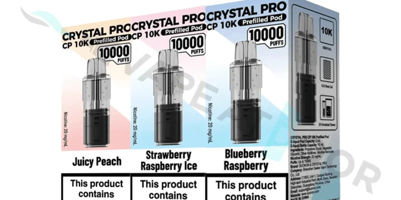 Crystal Pro CP 10K Pods £5.75