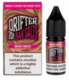 Cream Tobacco Nic Salt E-Liquid by Drifter £1.95