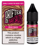 Cream Tobacco Nic Salt E-Liquid by Drifter £1.95