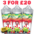 Drip It Apple Berry Blast 3x 100ml E Liquid Shortfill – £20.00