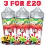 Drip It Apple Berry Blast 3x 100ml E Liquid Shortfill – £20.00